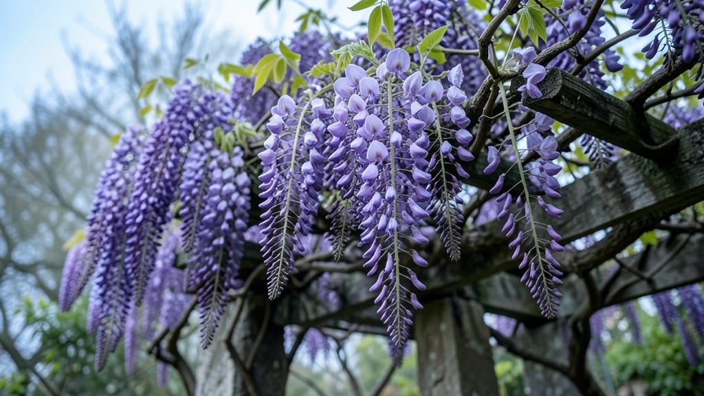 Royal Purple Wisteria (Wisteria sinensis)