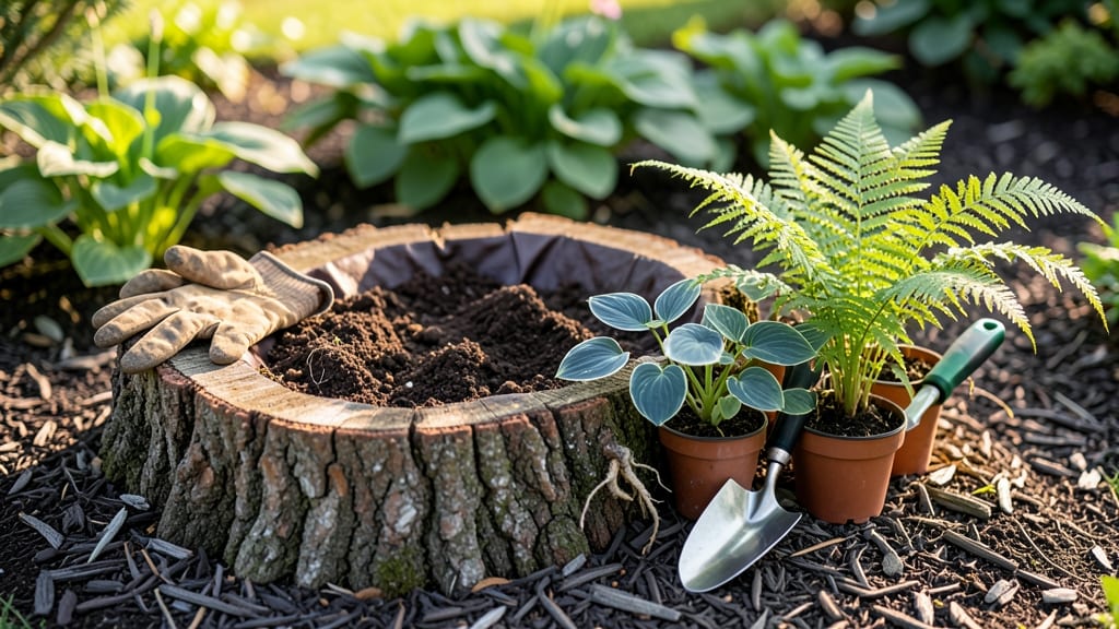 How to Make Tree Stump Planter: Upcycled Garden Oasis in 3 Steps
