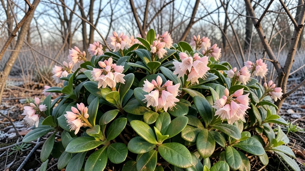 Pieris Japonica for Winter Interest Blooms