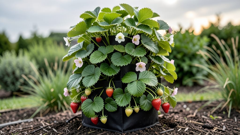 Dollar Tree Strawberry Tower: Vertical Harvest in Tiny Spaces