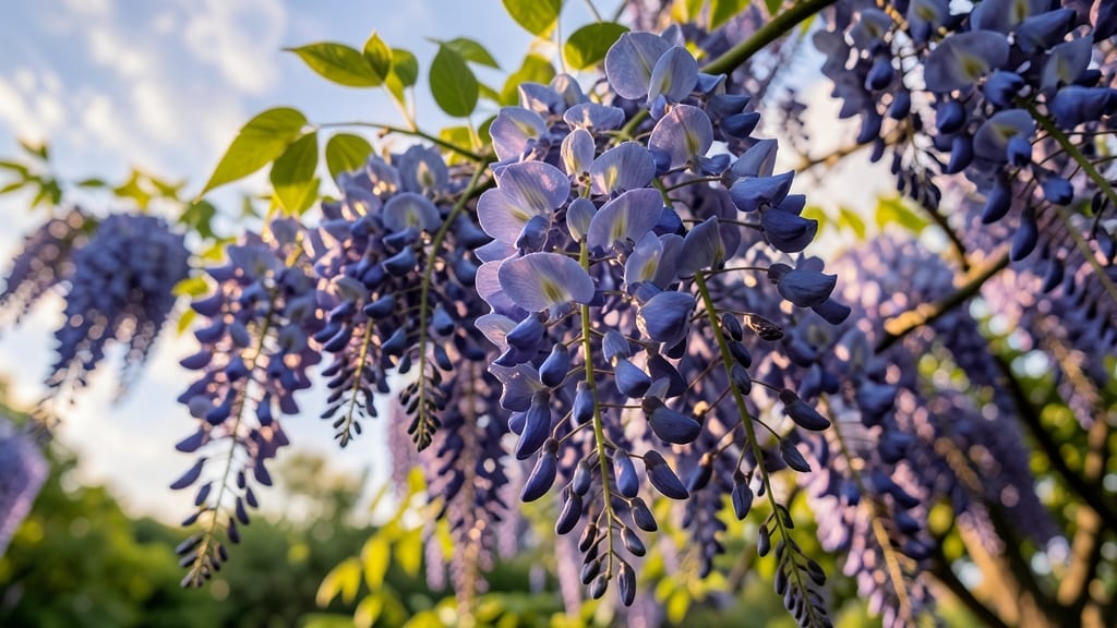 Blue Moon Wisteria (Wisteria floribunda)