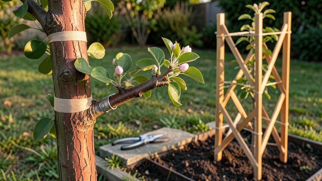 Apple Tree Branch Support: Sturdy Techniques for Strong, Straight Growth