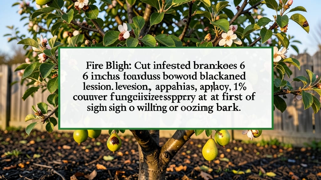 Pear Tree Diseases and Treatment: Spot-and-Treat Guide for Fire Blight, Powdery Mildew & More