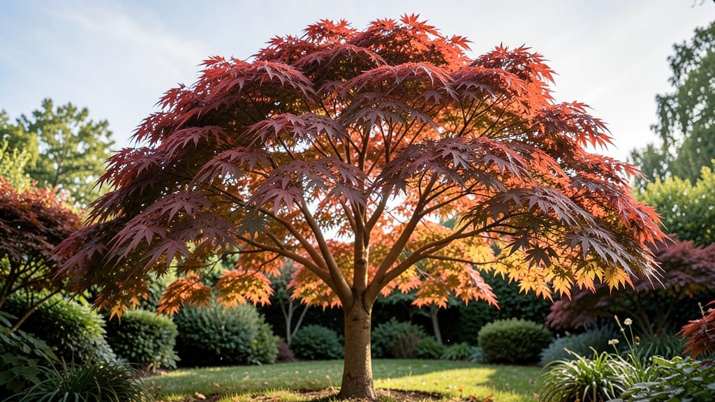 Japanese Maple with Coral Bark