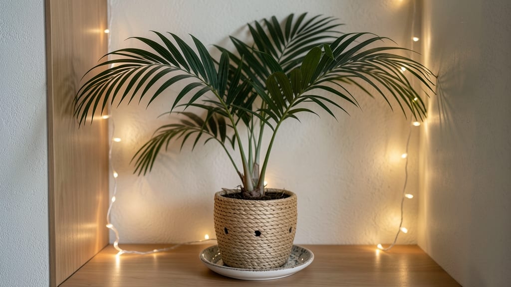 Indoor Palm Tree With Lights: Glowing Canopy That Brightens Any Room