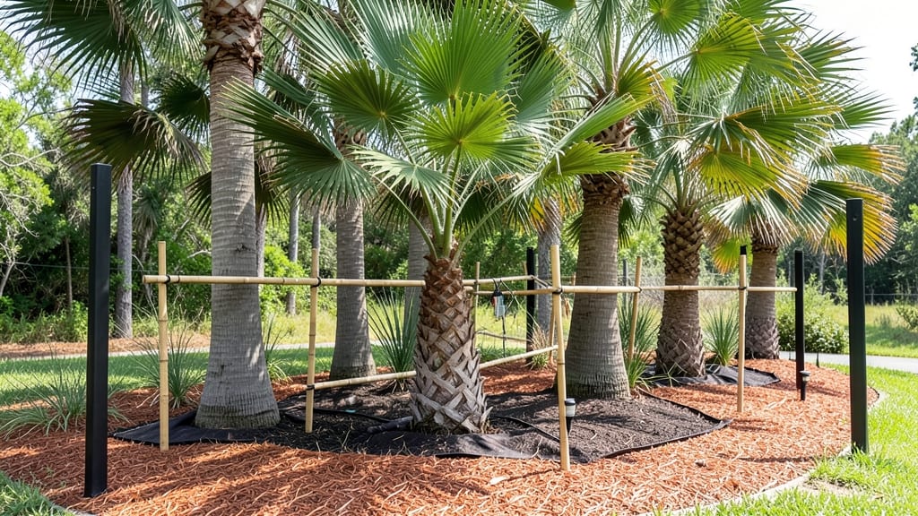 Palm Tree Privacy Fence: Fast-Growing Screen for Instant Tropical Elegance