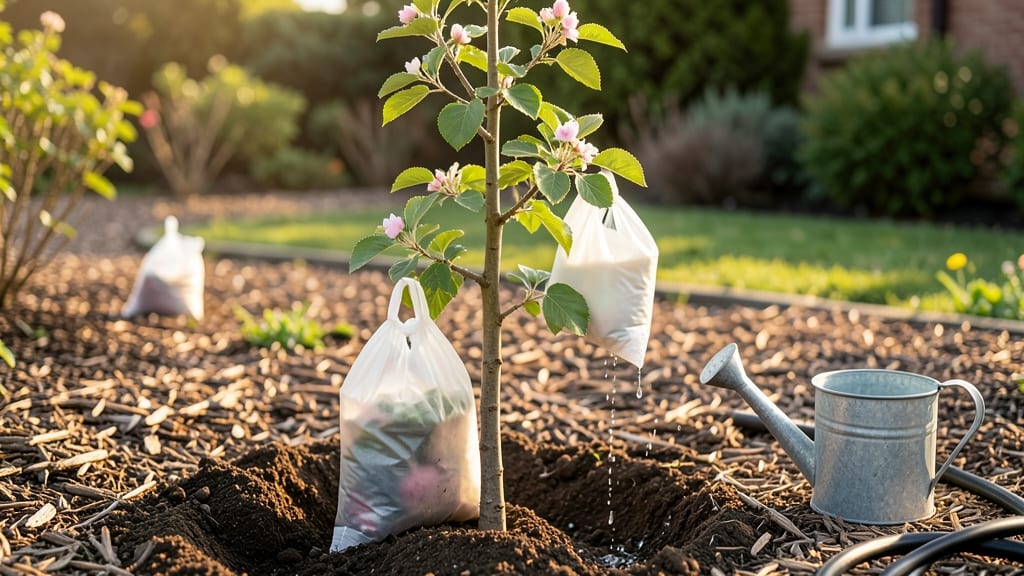 New Tree Watering Bags: Drip-Free Hydration for Root Growth