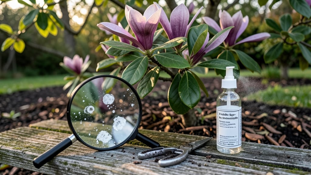 Magnolia Tree White Spots on Leaves: Fungal Blight Identification and Organic Cure Guide