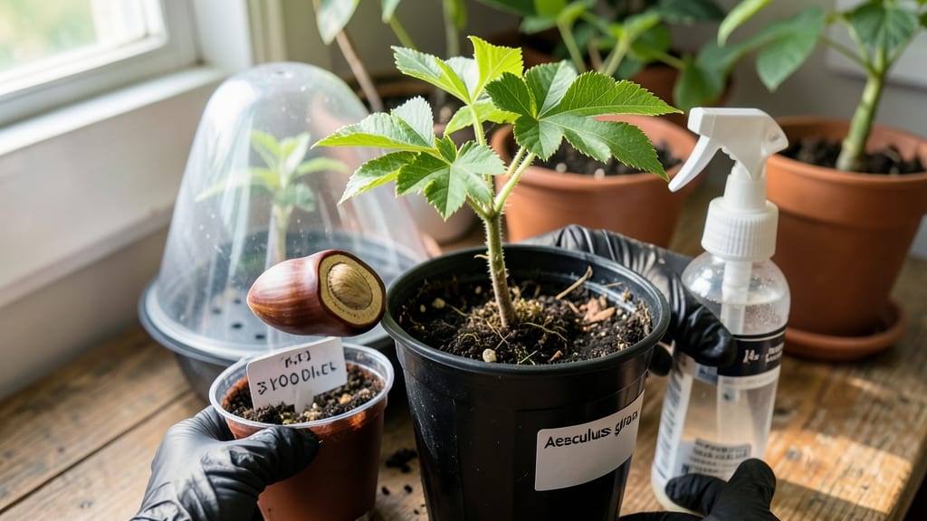 How to Grow a Buckeye Tree From a Nut: Cold-Stratified Sprouts in 8 Weeks