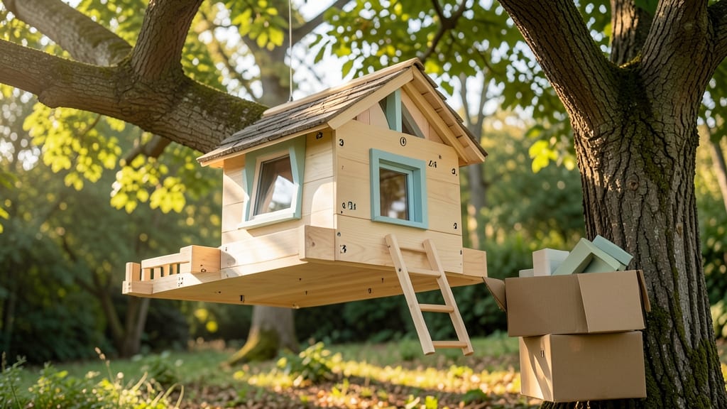 Modular Fairy Tree House Kit for DIY Builders