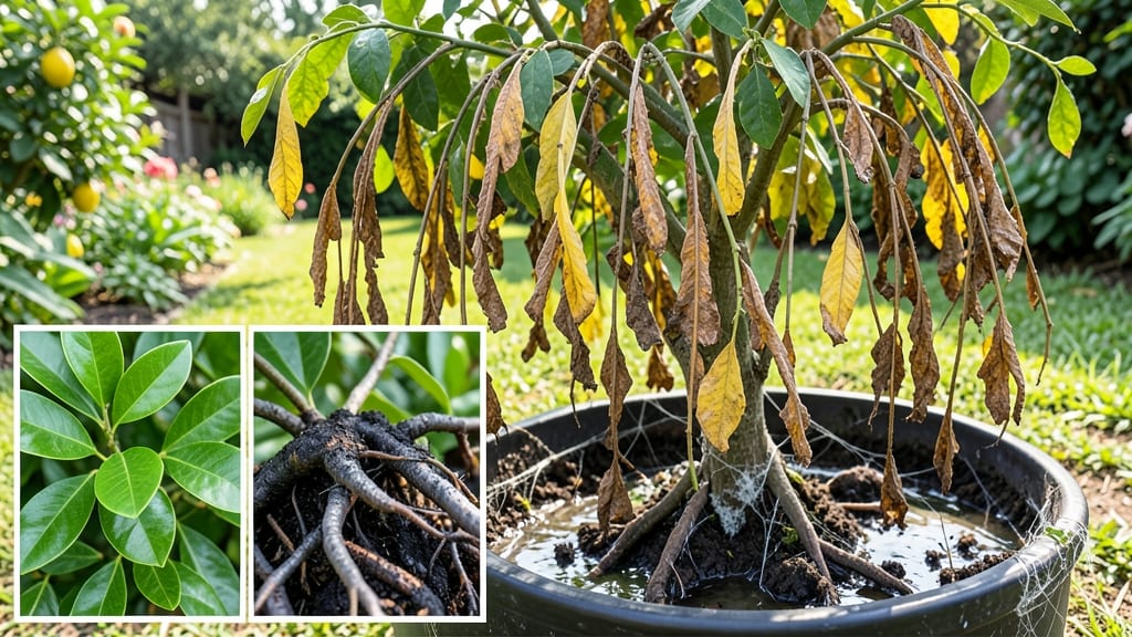 What Does Overwatered Lemon Tree Look Like?: Drooping Leaves and Mushy Roots Revealed