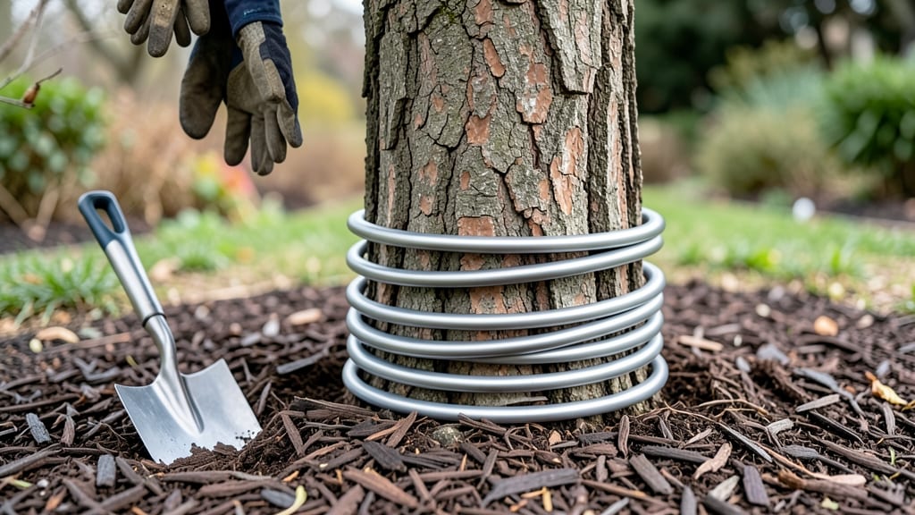 Spiral Tree Guard: Pruning-Friendly Barrier for Straight Trunks and Strong Growth