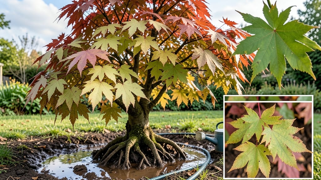 What Does an Overwatered Maple Tree Look Like: Yellowing Leaves, Drooping Branches, and Mushy Roots