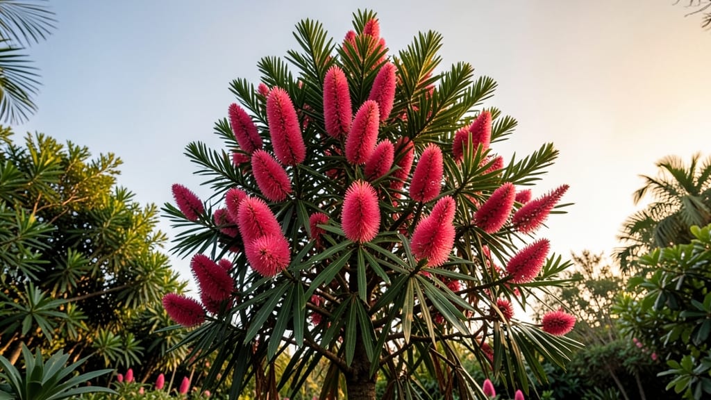 Pink Bottlebrush Tree