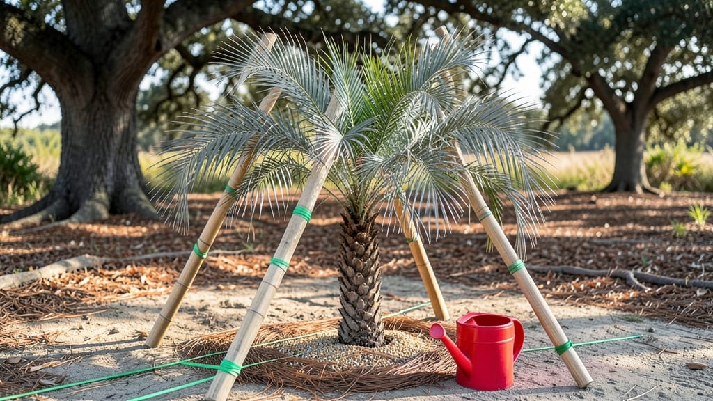 Palm Tree Staking Guide: Sturdy Support for Tall Growth Without Toppling