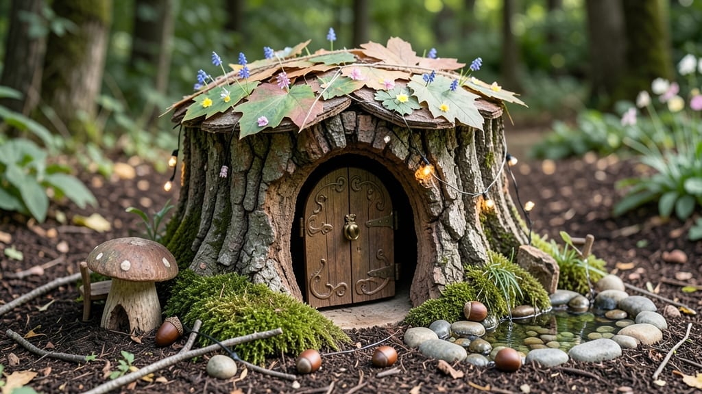 Fairy House Out Of Tree Stump: 10 Creative Design Ideas With Natural Materials