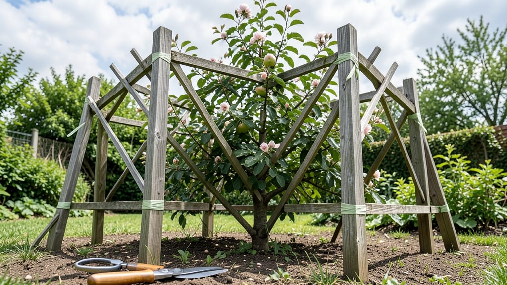 Apple Tree Trellis Systems: Space-Saving Support for Bountiful Harvests