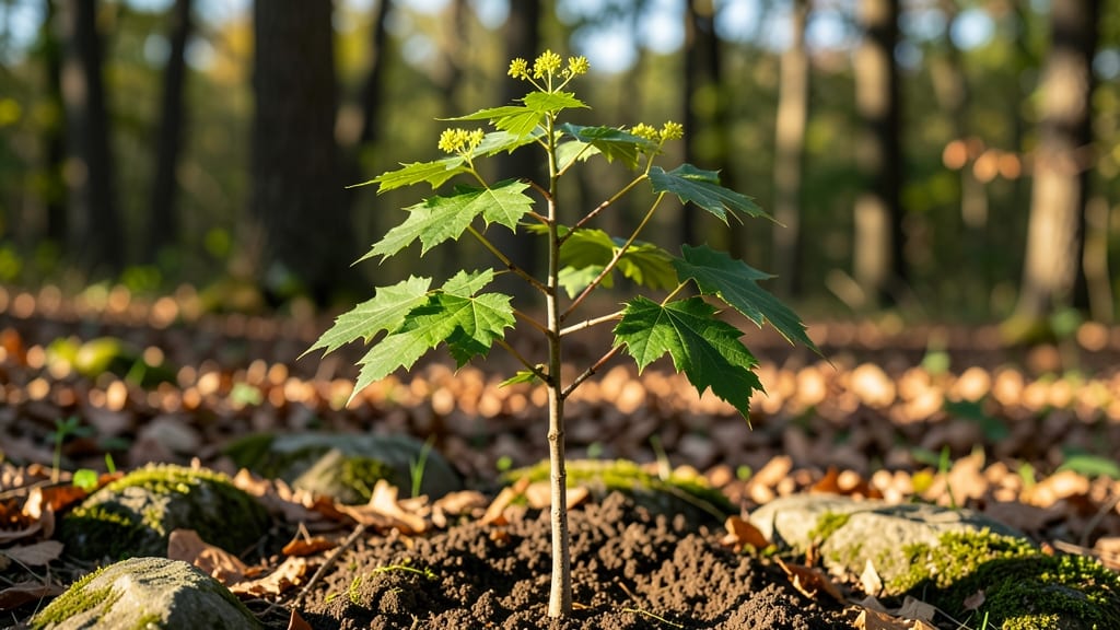 Sugar Maple Sapling Growing Guide: Cold-Hardy Starter for Future Syrup Trees