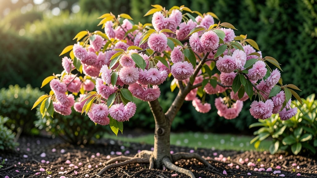 Cherry Blossom Tree With Little Pink Flowers: Year-Round Beauty in Compact Form