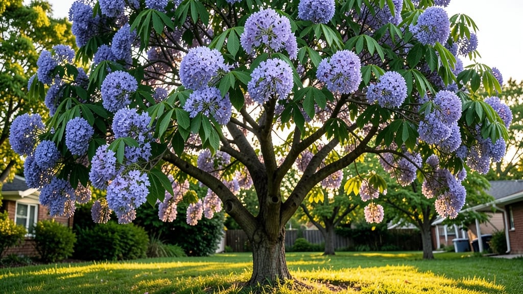 Jacaranda with Lavender Blue Flowers