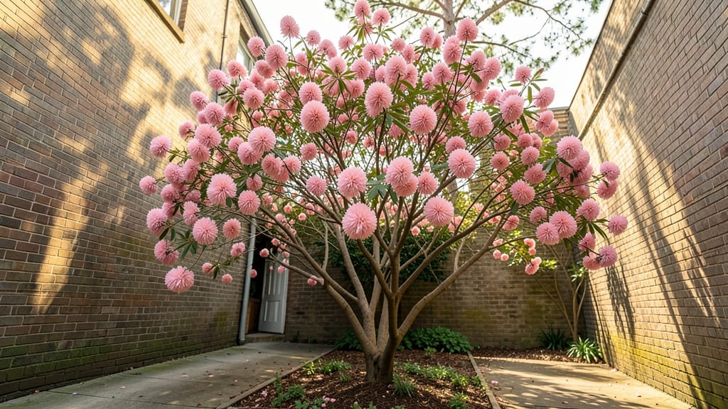 Pink Powderpuff Tree