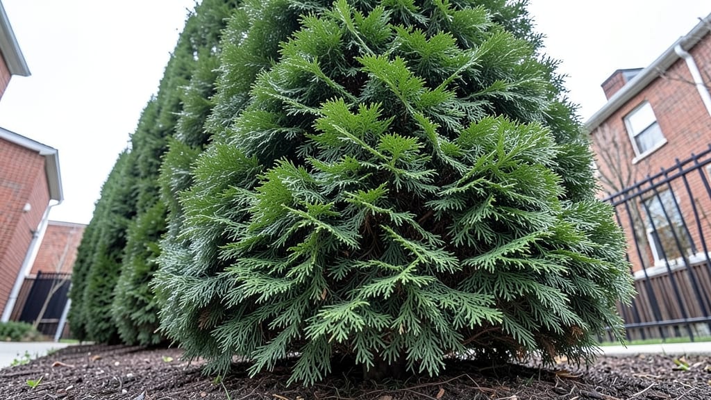 Emerald Green Arborvitae for Dense Privacy