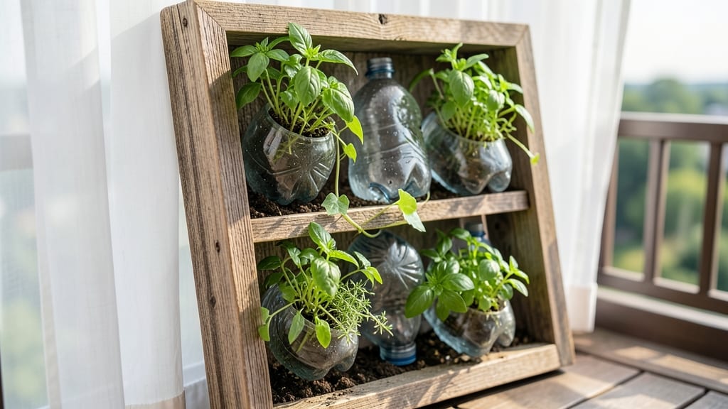 Plastic Bottle Vertical Garden
