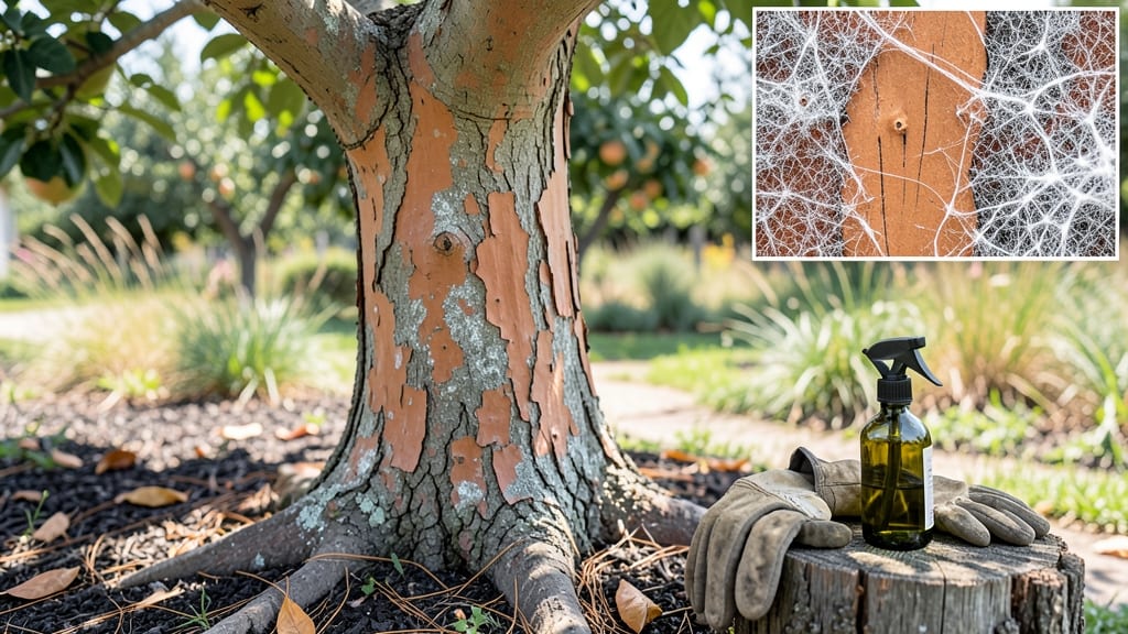 Powdery Mildew on Tree Bark: Fungal Fix With Copper Spray and Pruning
