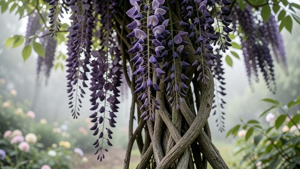 Black Dragon Wisteria (Wisteria floribunda)